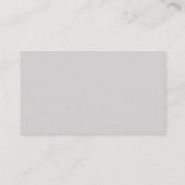 Carte De Placement Mariage crâne blanc gris clair (Dos)