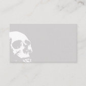 Carte De Placement Mariage crâne blanc gris clair (Devant)