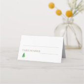 Carte De Placement Mariage de Boho Floral Forêt (Devant)