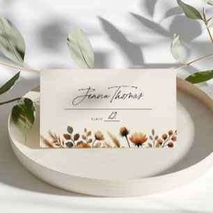 Carte De Placement Mariage de bois de brumes