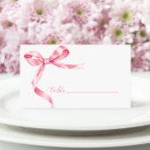 Carte De Placement Mariage de Bow rose