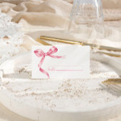 Carte De Placement Mariage de Bow rose