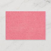 Carte De Placement Mariage de budget de l'aquarelle florale dynamique (Dos)