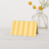 Carte De Placement Mariage de cadre Floral Jaune  (Dos)