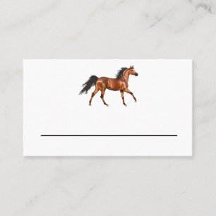 Carte De Placement Mariage de campagne occidental Cheval Fête rustiqu