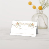 Carte De Placement Mariage de charpente florale de Grace Orné Victori (Devant)