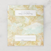 Carte De Placement Mariage de cristal de coupe de champagne (Extérieur déplié)