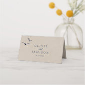 Carte De Placement Mariage de destination Kraft Rocky Mountain (Dos)