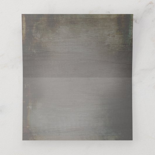 Carte De Placement Mariage de feux de lanterne rustique (Intérieur déplié)