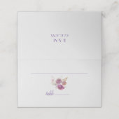 Carte De Placement Mariage de fleurs (Extérieur déplié)