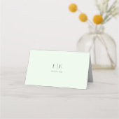 Carte De Placement Mariage de fleurs intemporel (Dos)