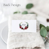 Carte De Placement Mariage de fleurs radieuses