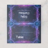 Carte De Placement Mariage de fusion Cyber-Médiéval (Extérieur déplié)