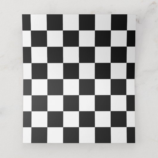 Carte De Placement Mariage De Jeu King And Queen Chess Board (Intérieur déplié)