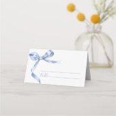 Carte De Placement Mariage de la boîte bleue (Devant)