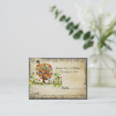 Carte De Placement Mariage de la branche côté forêt enchantée (Debout devant)