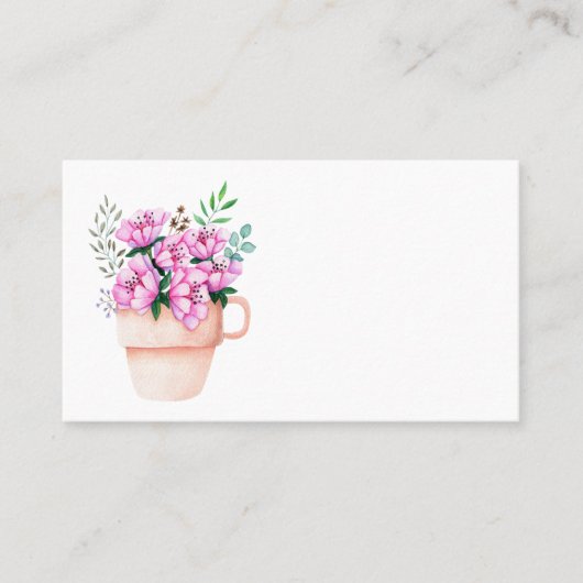 Carte De Placement Mariage de la fête de printemps rose Floral (Devant)