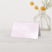 Carte De Placement Mariage de lavande or et violet (Dos)