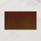 Carte De Placement Mariage de papillon floral en bois foncé rustique (Dos)