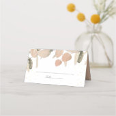 Carte De Placement Mariage de Parties scintillant classique Blush Euc (Devant)