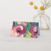 Carte De Placement Mariage de peinture à l'huile super Déco (Dos)