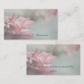 Carte De Placement Mariage de placement de table de lavande (Devant / Derrière)