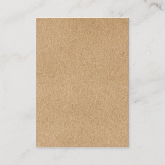 Carte De Placement Mariage de script de signature Merci rustique  (Dos)