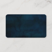 Carte De Placement Mariage de siège bleu foncé de la marine Luster (Dos)