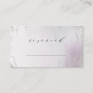 Carte De Placement Mariage de siège réservé Ombre Lavender Purple