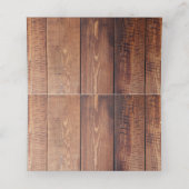 Carte De Placement Mariage de tournesol rustique (Intérieur déplié)