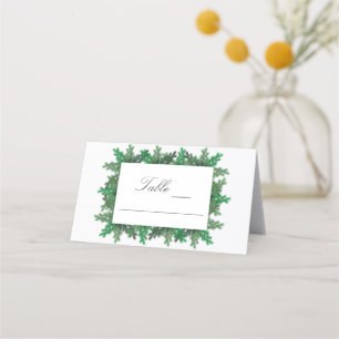 Carte De Placement Mariage des branches d'hiver