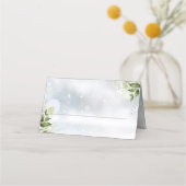 Carte De Placement Mariage d'hiver rustique (Devant)