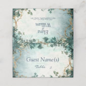 Carte De Placement mariage d'Imaginaire de grâce éternel (Extérieur déplié)