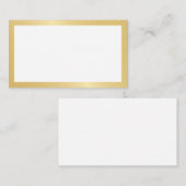 Carte De Placement Mariage d'or élégant (Devant / Derrière)