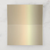 Carte De Placement Mariage d'or Faux (Intérieur déplié)