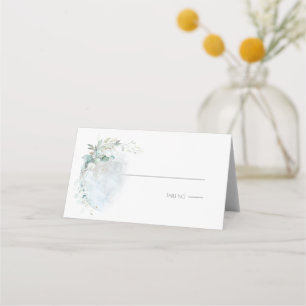 Carte De Placement Mariage   Dusty Blue Over the Moon in Love