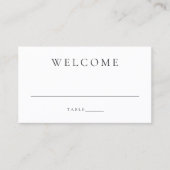 Carte De Placement Mariage éditorial de photo moderne (Devant)