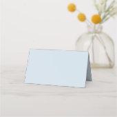 Carte De Placement Mariage Élégant Bleu Vert  (Dos)