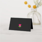 Carte De Placement Mariage élégant de fiesta (Dos)