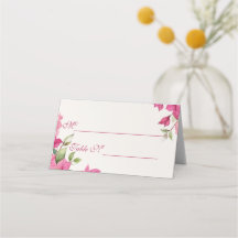 Mariage Élégant Floral Aquarelle Rose