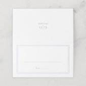 Carte De Placement Mariage Élégant Lilas Classique (Extérieur déplié)