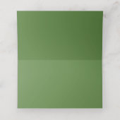 Carte De Placement Mariage Élégant Moderne Fleurs de Calla Blanches (Intérieur déplié)