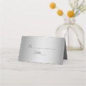 Carte De Placement Mariage Élégant Violet (Devant)