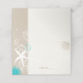 Carte De Placement Mariage En Bord De Mer (Extérieur déplié)