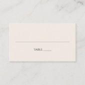 Carte De Placement Mariage en terre cuite moderne (Devant)
