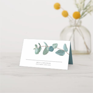 Carte De Placement Mariage Eucalyptus