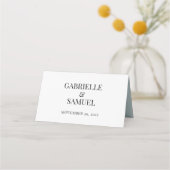 Carte De Placement Mariage Eucalyptus et Gold Botanical (Dos)