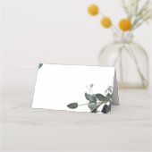Carte De Placement Mariage Eucalyptus moderne (Dos)