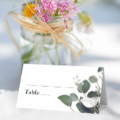 Carte De Placement Mariage Eucalyptus moderne