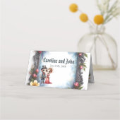 Carte De Placement Mariage Fantastique d'Elfe Steampunk (Dos)
